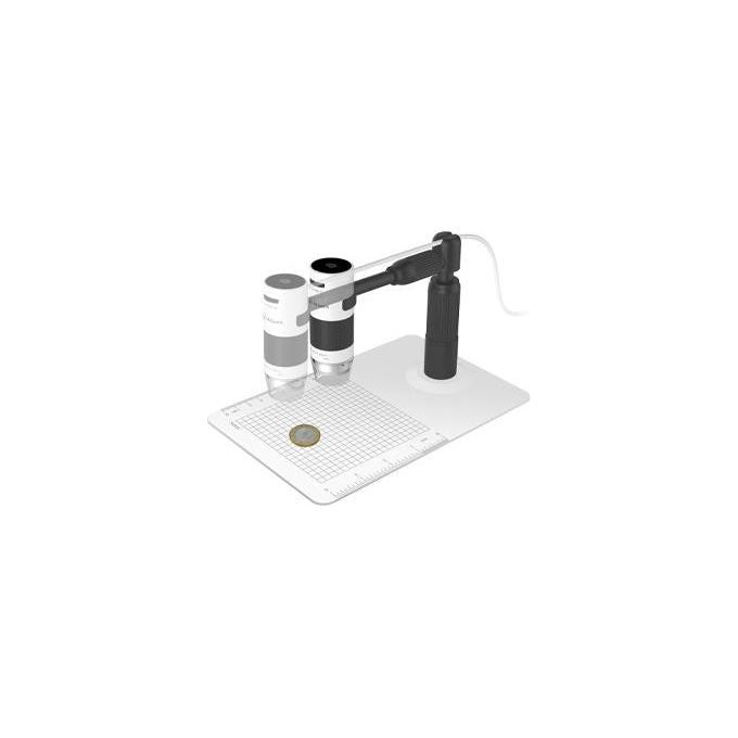 Atlantis E45-MS725 Microscopio Digitale USB Risoluzione UXGA 1600x1200 Ingrandimento 60x e 250x Doppio Fuoco Supporto Regolabile colore Nero