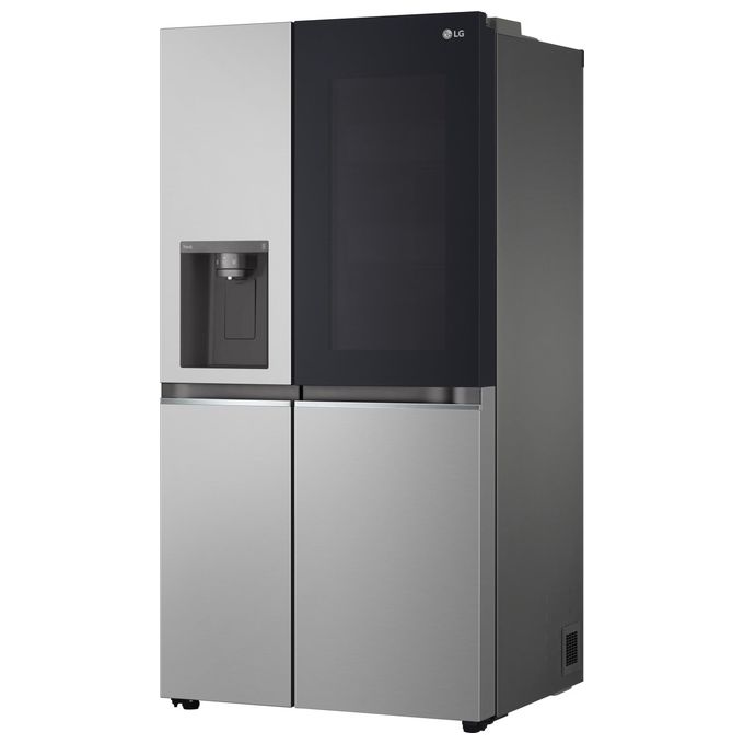 LG GSGV80PYLD InstaView Frigorifero Americano Side by Side 635 L 179 cm Classe D 35 dB No Frost Dispenser Wi-Fi colore Argento