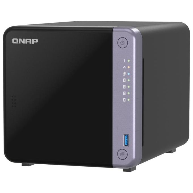 QNAP TS-432X-4G TS-432X NAS Tower 4 Bay 4 GB DDR4 RAM 10GbE SFP+ 2x 2,5GbE colore Nero