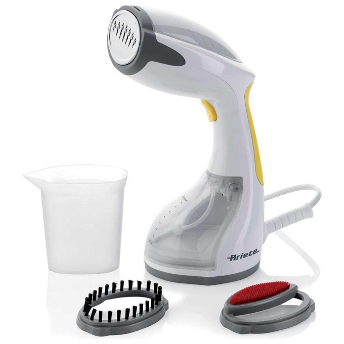 Ariete 4167 - Stiratrice Verticale Piastra in acciaio inox Vapore potente e continuo Spazzola pelucchi 1200W Capacita' 260ml Bianco-Grigio