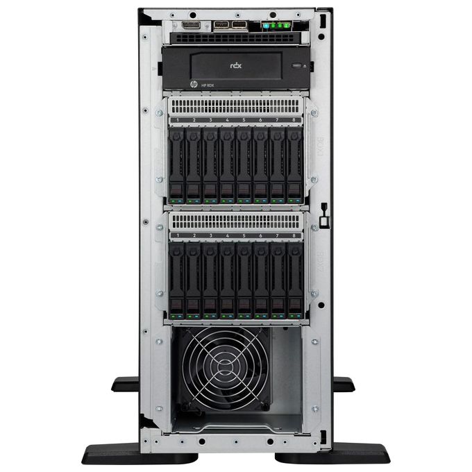 HPE P71659-425 ProLiant ML110 Gen11 Server Tower Intel Xeon Silver 4510 12-core 64 GB DDR5 2x480 GB SSD RAID HPE MR408i-o 2x1000 W Alimentazione Ridondante colore Nero