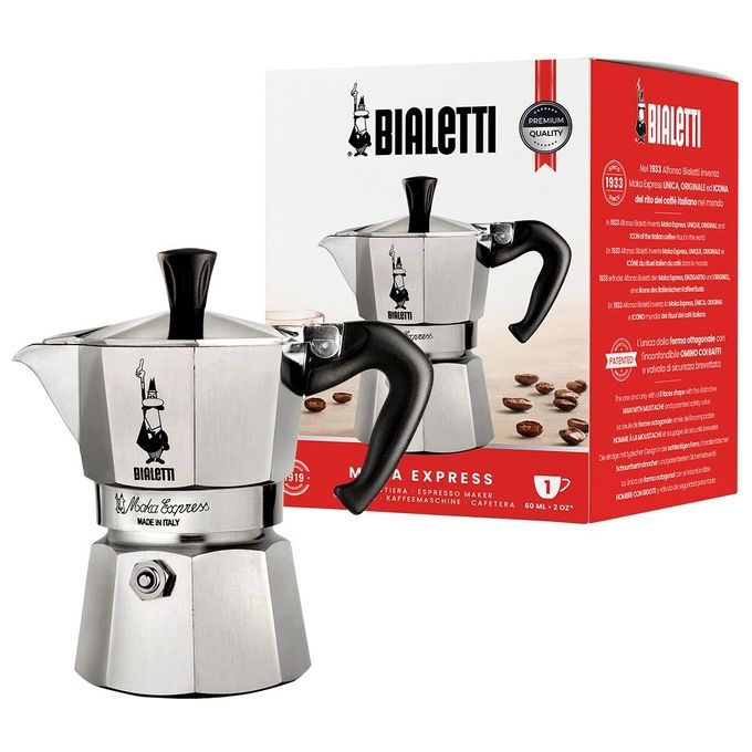 Bialetti Caffettiera Moka Express 1 tazza