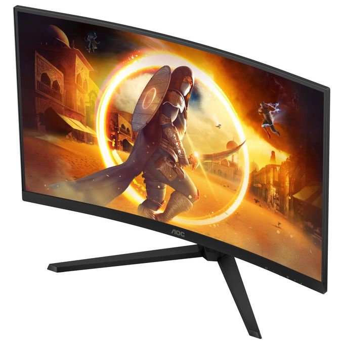 AOC CQ32G4VEAD G4 Monitor PC 31.5'' QHD 2560x1440 180Hz Fast VA HDR10 colore Nero Grigio