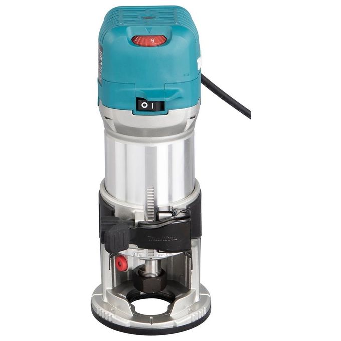 Makita RT0702CX2J Fresatrice Multifunzione 710 W 10000 34000 rpm Velocita' Variabile Avvio Progressivo colore Nero