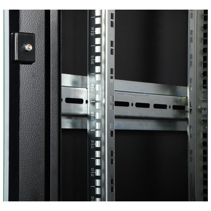 Digitus Armadio 26 Unita' Linea Professionale (a)1310 X (l)600) X (p)600 Mm. Colore Nero Ral 9005