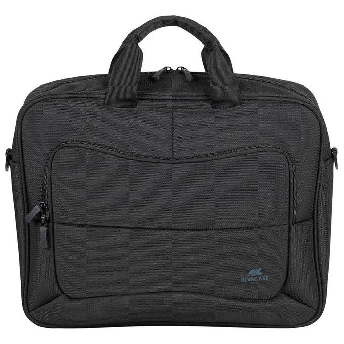Rivacase 4260709012513 Tegel ECO Borsa Toploader per Laptop 14'' con Scomparto Imbottito e Tracolla Regolabile colore Nero
