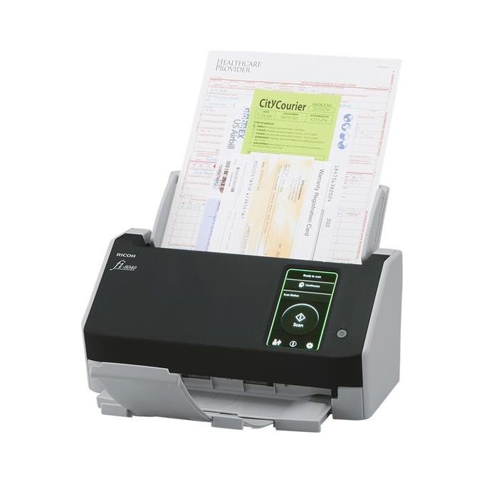 Ricoh 4939761313615 fi-8040 Scanner ADF Duplex 40 ppm 80 ipm Touch Screen 600 x 600 DPI colore Nero Grigio