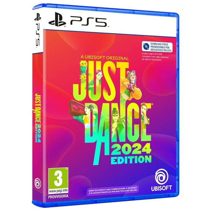 Ubisoft Just Dance 2024 Edition Videogioco PS5 Codice Download Digitale 40 Brani PEGI 3