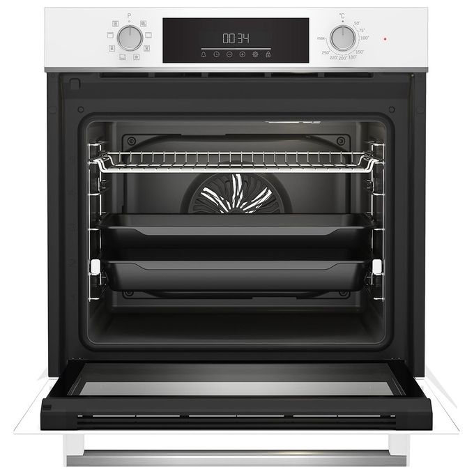 Beko BBIM14300WMS b300 Forno da incasso Elettrico Multifunzione 72 L Classe A 8 Funzioni Grill AeroPerfect HidroClean (59.5x59.4x56.7 cm) colore Bianco
