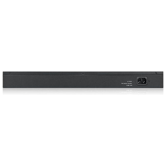 Zyxel GS190048HPV2-EU0101F GS1900 Switch Gestito L2 48 porte Gigabit PoE+ 170W 2 porte SFP VLAN QoS IPv6 Rack colore Nero