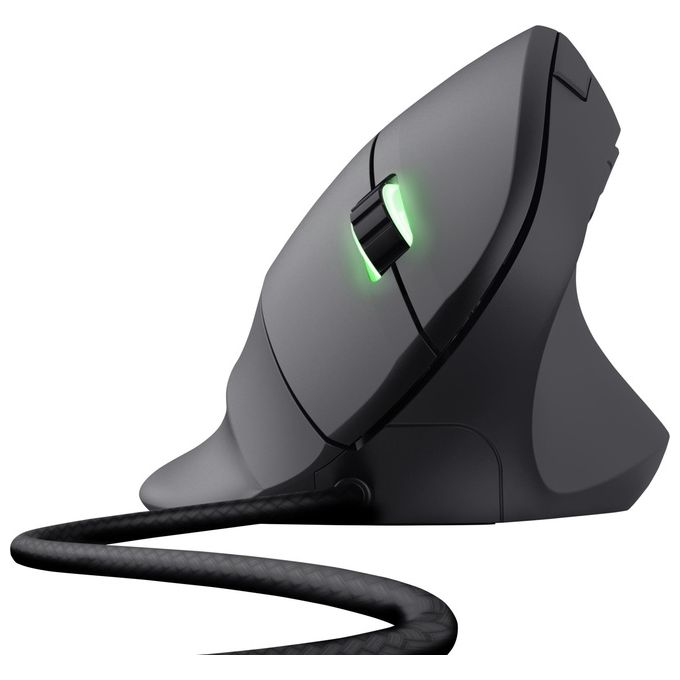 Trust GXT 144 Rexx Mouse Usb Ottico 10000Dpi Mano Destra Nero