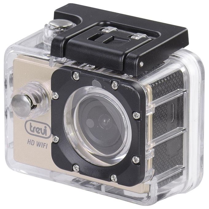Trevi 2200WF11 GO 2200 WIFI Action Cam Full HD 1920x1080 5 MP Wi-Fi Custodia Subacquea colore Oro