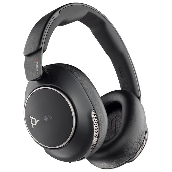 Poly HP 220117-01 Voyager Surround 80 UC Cuffie Wireless Over-ear Bluetooth 5.3 USB-C Certificata Microsoft Teams colore Nero