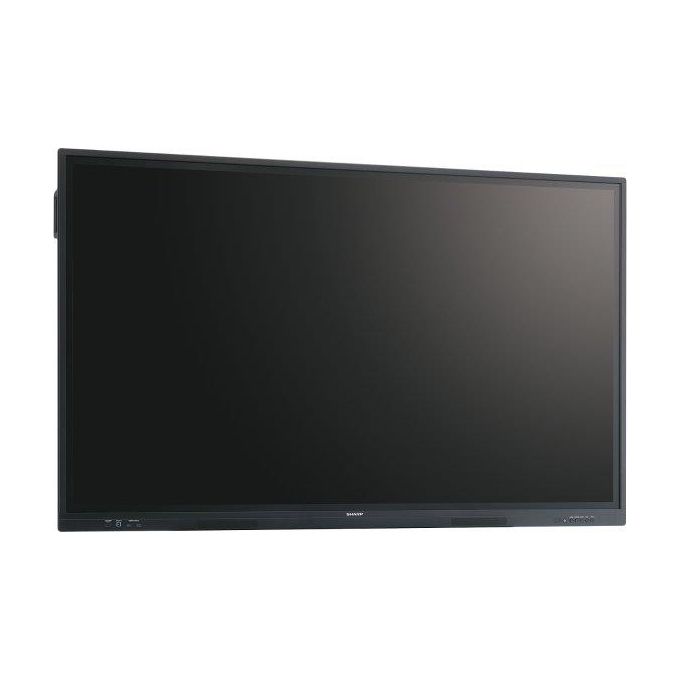 Sharp PN-LC752 – Display Interattivo per Segnaletica Digitale 75'', 4K Ultra HD, Touch IR 20pt, Android 11, Wi-Fi, 450 cd-m², colore Nero