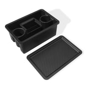 Weber 3400128 Weber Works Cestello di Trasporto con Coperchio a Vassoio in Plastica Resistente e Maniglia Pieghevole Compatibile con Ripiani Laterali Works colore Nero