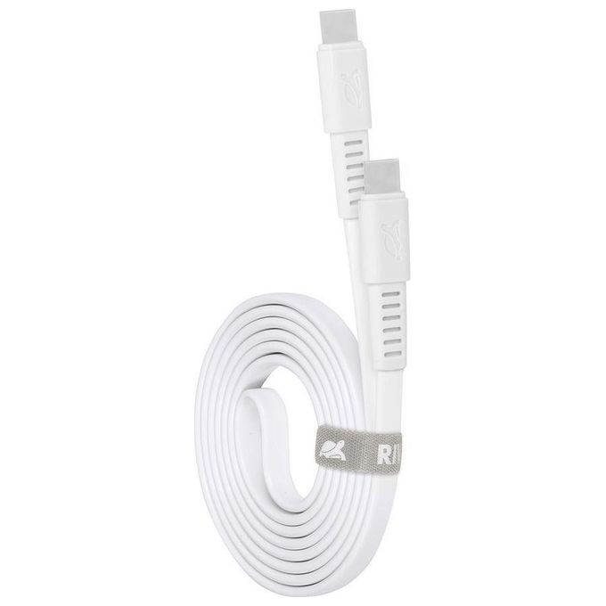 Rivacase Cavo di Ricarica Piatto Type-C - Type-C 1.2mt Bianco