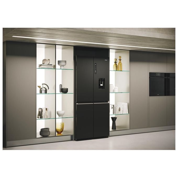 Haier HCR7818DWPT Cube 83 Serie 7 Frigorifero Multidoor 467 L 181 cm Classe D 35 dB No Frost Dispenser Acqua colore Nero
