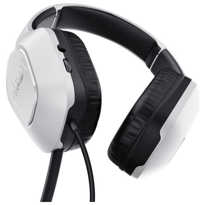 Trust GXT 415PS ZIROX Cuffie Gaming Nero-Bianco