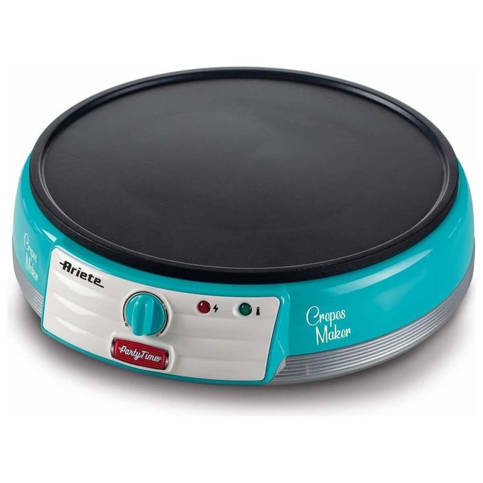 Ariete 0202 Crepiera Blu-Argento-Bianco 1000W
