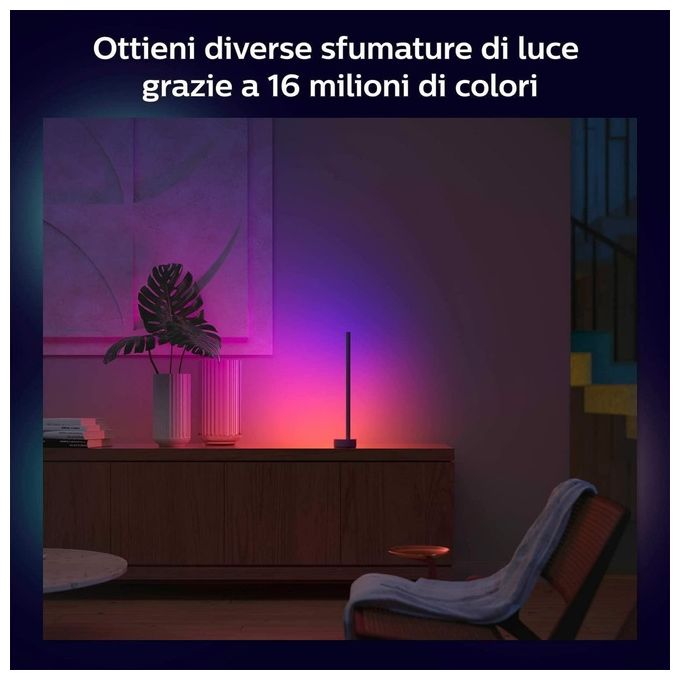 Philips Lampada Signe Gradient Hue White and Color Ambiance Tavolo Moderna con Effetti Luminosi Personalizzabili