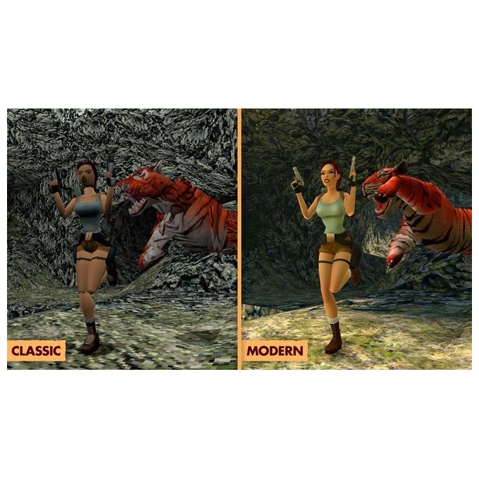 Crystal Dynamics Videogioco Tomb Raider I II III Remastered Starring Lara Croft PlayStation 4 PEGI 16
