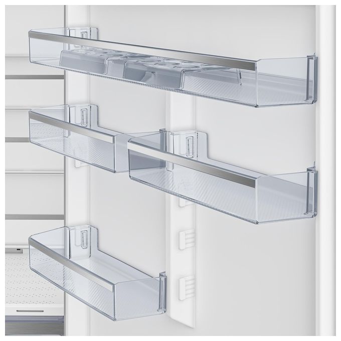 Beko B7RCNE595ZXPW Beyond Frigorifero Combinato 551 L 187 cm Classe D 35 dB Total No Frost AeroFlow MultiZone (187x78x76 cm) colore Inox