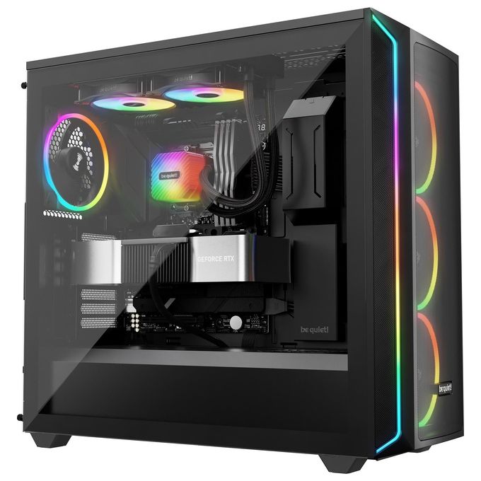 Be quiet! BW020 Light Loop Dissipatore a Liquido 2 Ventole 120mm PWM ARGB 240mm colore Nero