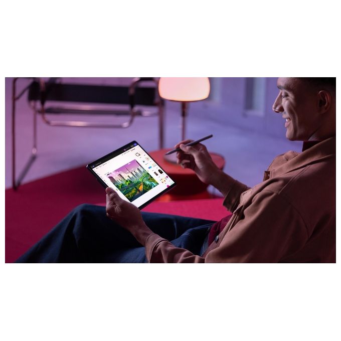 Lenovo ZAEG0015IT Yoga Tab Plus Tablet Android 12.7'' 3K Snapdragon 8 Gen 3 16 GB RAM 256 GB Wi-Fi 7 Android 14 Tastiera e Pennino inclusi colore Tidal Teal
