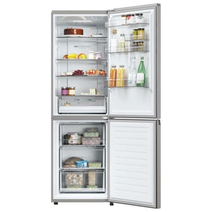 Haier HDPW3618DNPK 2D 60 Serie 3 Frigorifero Combinato 352 L 185 cm Classe D 35 dB No Frost Total Wi-Fi colore Argento