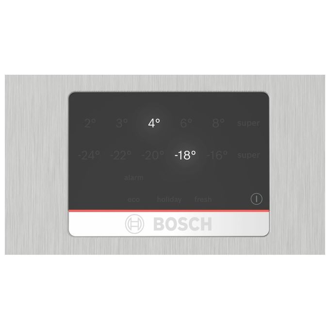 Bosch KGN397LDF Serie 4 Frigorifero Combinato 363 L 203 cm Classe D 35 dB Total No Frost MultiAirflow colore Acciaio Inox