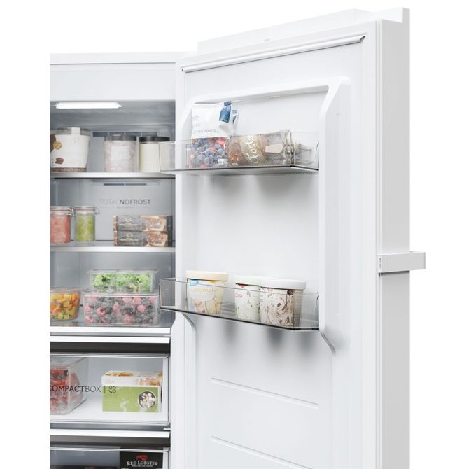 Haier H4F272WEH1 INSTASWITCH Congelatore Verticale 272 L 177 cm Classe E 37 dB Total No Frost Libera Installazione colore Bianco