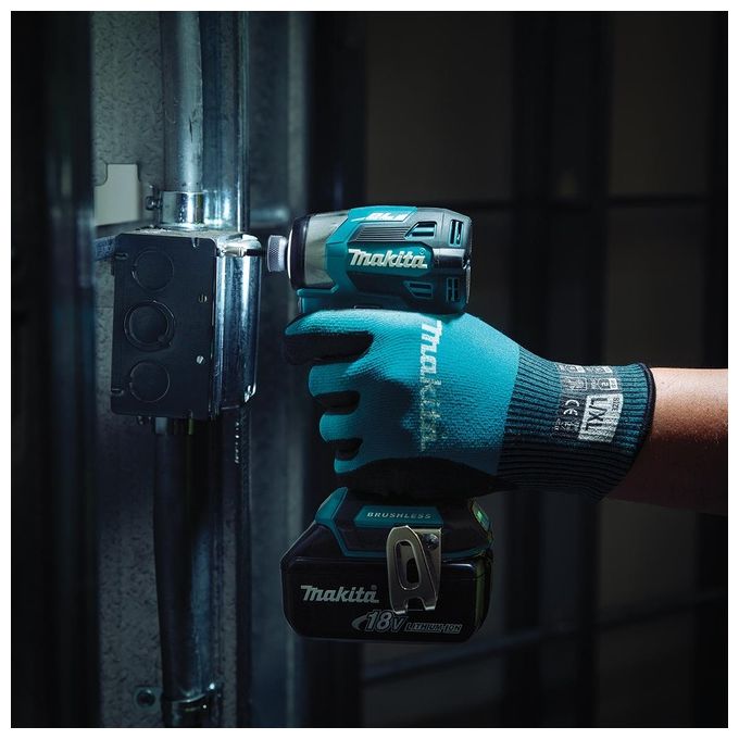 Makita DTD173Z Avvitatore a Percussione Brushless 18V Lunghezza 114 mm Motore Brushless 180 Nm colore Nero