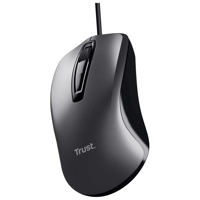 Trust Carve Mouse Usb Tipo A Ottico 1200 Dpi Ambidestro