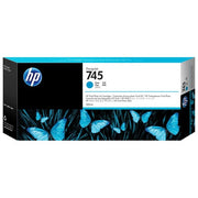 HP 745 300 ml cyan originale DesignJet cartuccia dinchiostro per DesignJet Z2600 PostScript, Z5600 PostScript