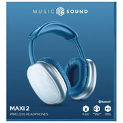 Cellular Line Cuffie Music Sound MAXI2 Bluetooth Blu