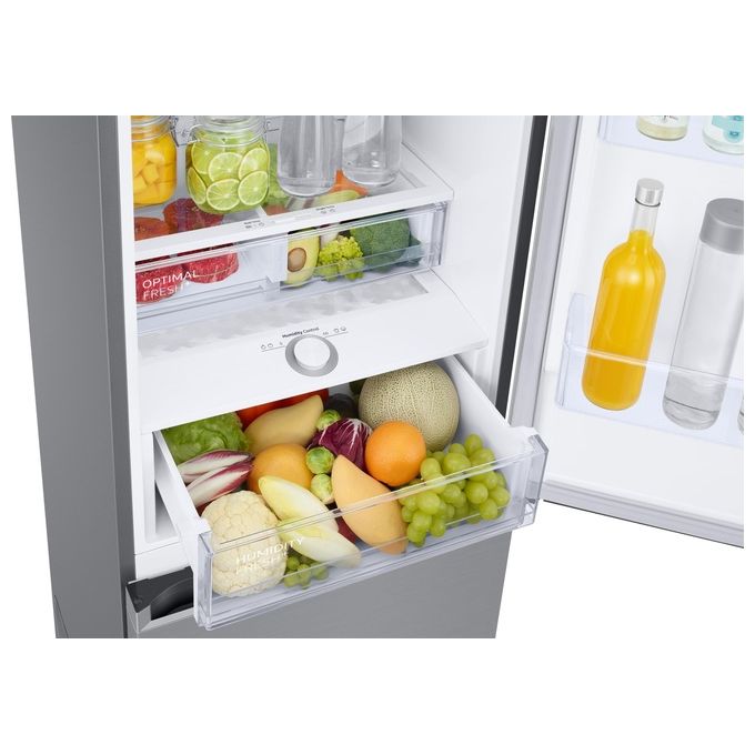 Samsung RB38C676CS9 EcoFlex AI Frigorifero Combinato 390 L 203 cm Classe C 35 dB No Frost WiFi colore Metal Inox