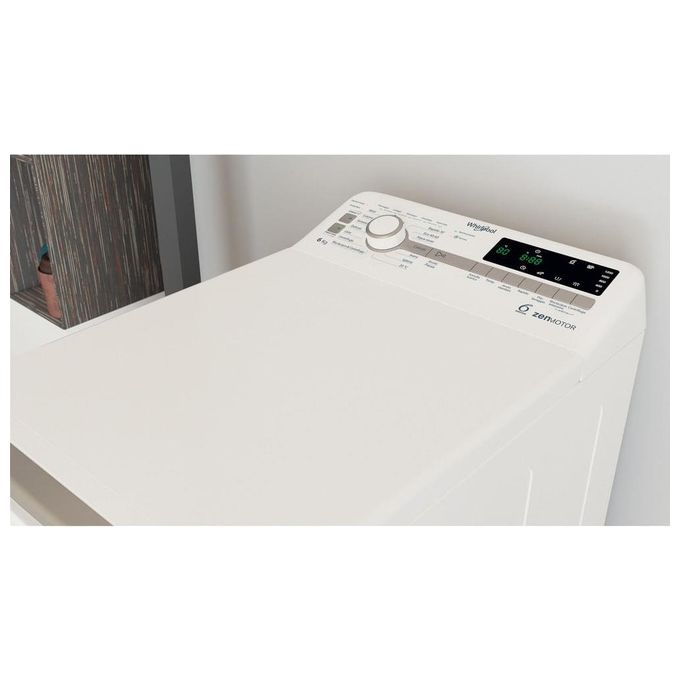 Whirlpool ZEN TDLR 6252BS IT Lavatrice Caricamento dall'Alto 6Kg 1200 Giri-min Classe Energetica B Bianco