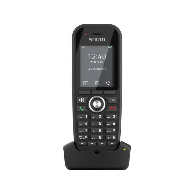 Snom M30 IP DECT Handset Cornetta Wireless VoIP SIP Vivavoce Display TFT 2'' 22h colore Nero