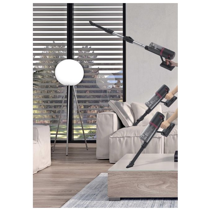 Hoover HFG10HX011 Go Scopa Elettrica Senza Filo Senza Sacchetto 0,55 L 200 W autonomia 45 min colore Grigio Magenta