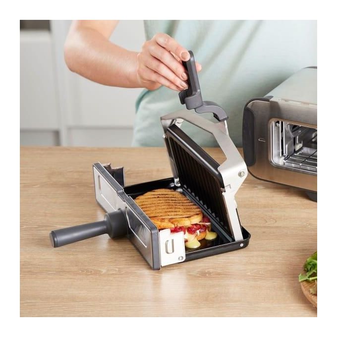 Ninja ST202EU Foodi 3-in-1 Tostapane con Griglia e Pressa per Panini
