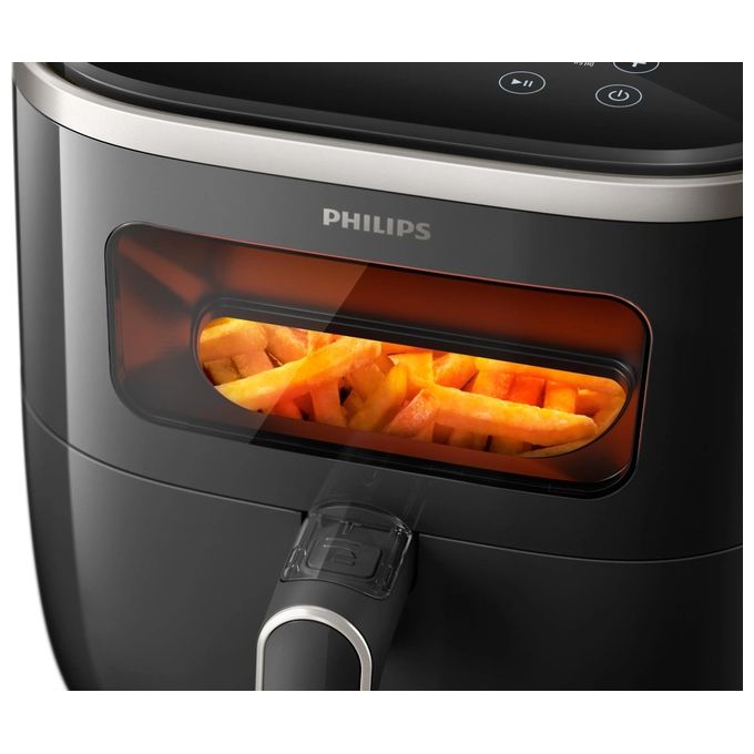 Philips HD9257-80 Friggitrice ad aria 5.6 L 1700 W 14 Programmi Display Touch colore Nero