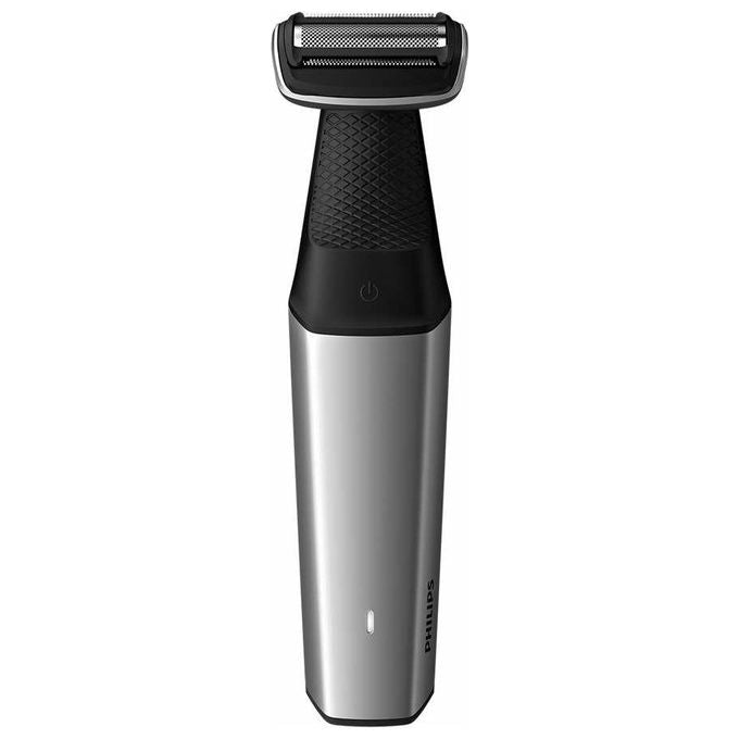Philips BG5021-15 BODYGROOM Series 5000 Rifinitore corpo e inguine impermeabile 60 min autonomia uso bagnato e secco colore Nero Argento