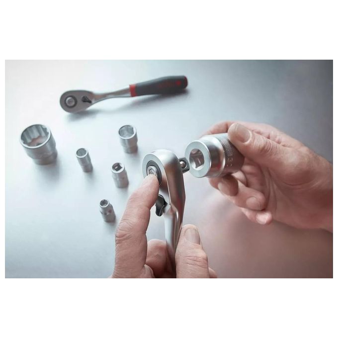 Wiha SB338101 Cricchetto con Levetta d'Inversione 1-2'' 250 mm