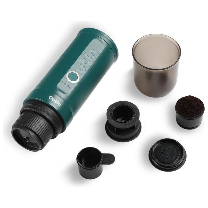 Outin OTEM-01-TEAL Macchina da caffe' espresso nano verde acqua