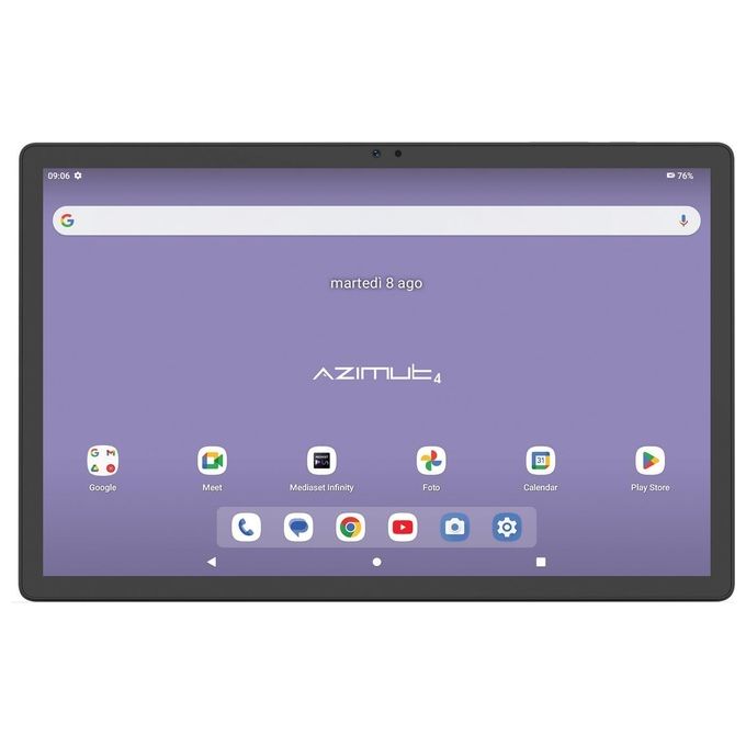 Mediacom M-SP1AZ44 SmartPad Azimut 4 Tablet Android 10.5'' 4GB RAM 64GB 4G LTE Wi-Fi Octa Core Cam 13MP Batteria 6000 mAh colore Grigio