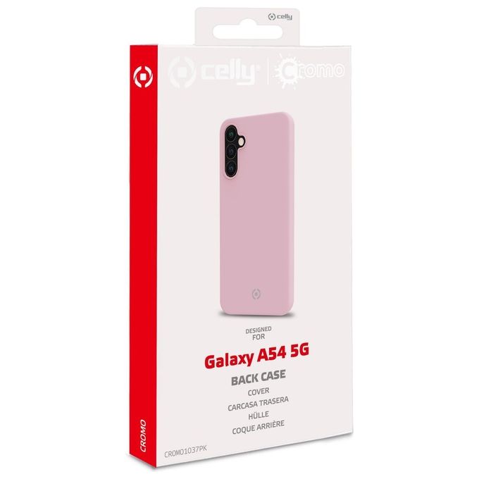Celly Cromo Cover per Samsung Galaxy A54 5G Rosa