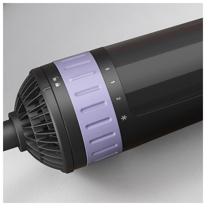 Rowenta CF9527F0 Brush Activ Spazzola ad aria calda 1000W Ionica Ceramica 3 velocita' 2 spazzole colore Nero Viola