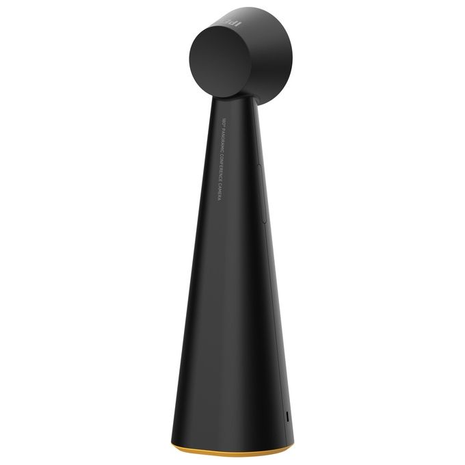 Ipevo 5-910-2-08-00 TOTEM 180 Telecamera per conferenze 4K 180° con AI Auto Framing e microfoni omnidirezionali colore Nero e Blu