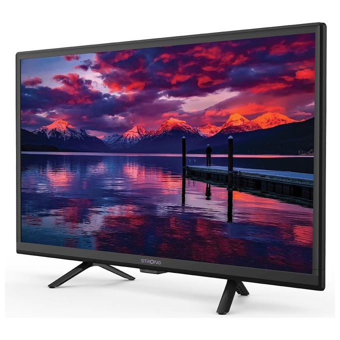 Strong SRT24HE4023 TV LED 24'' HD Ready DVB-T2 DVB-S2 DVB-C 12V USB 2 HDMI Modalita' Hotel colore Nero