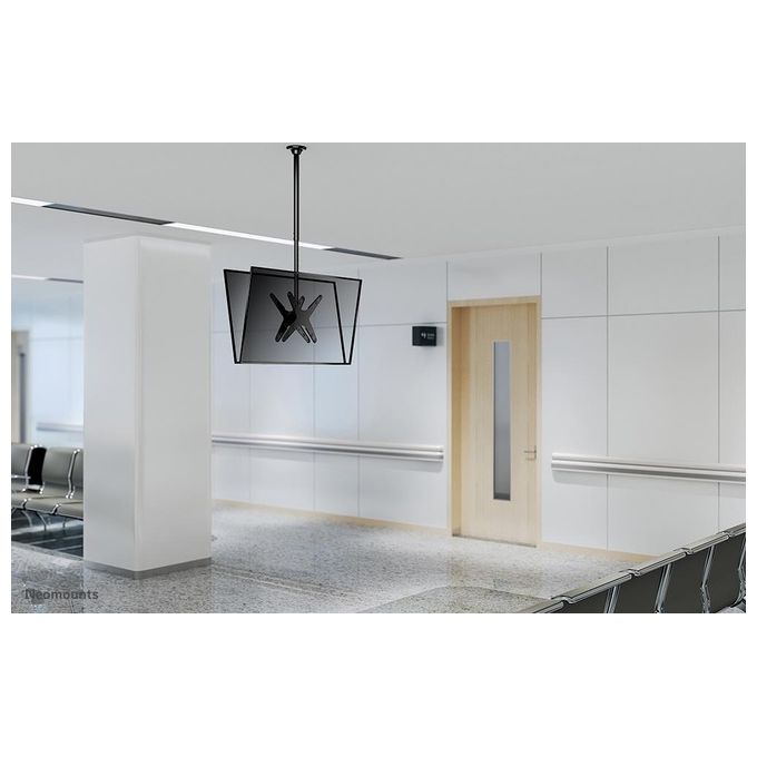 Neomounts FPMA-C340DBLACK Supporto a Soffitto per 2 Monitor TV 32'' 75'' VESA 400x400 50 Kg colore Nero